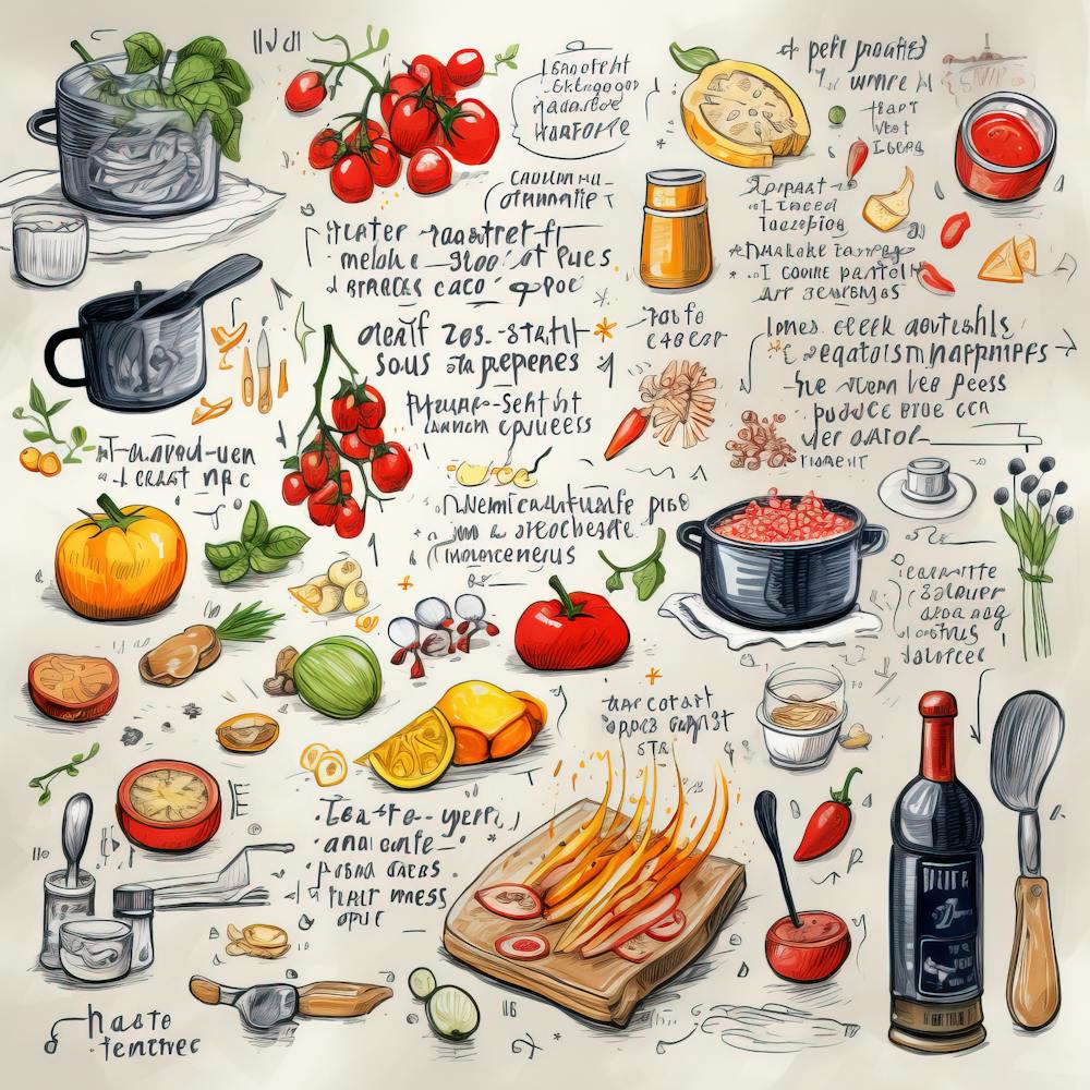 Cooking Recipes Sketchnote 10