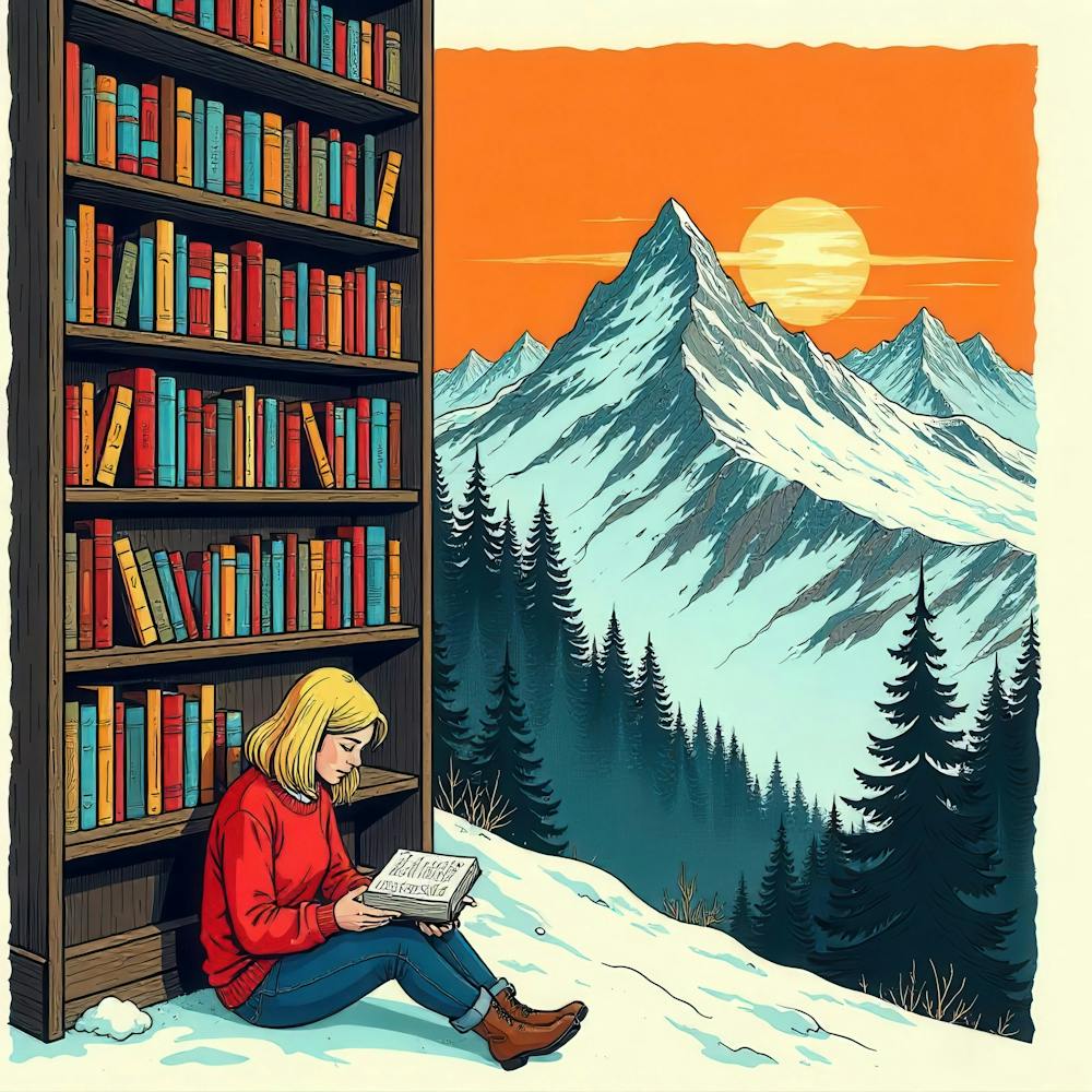 Winter In The Mountains