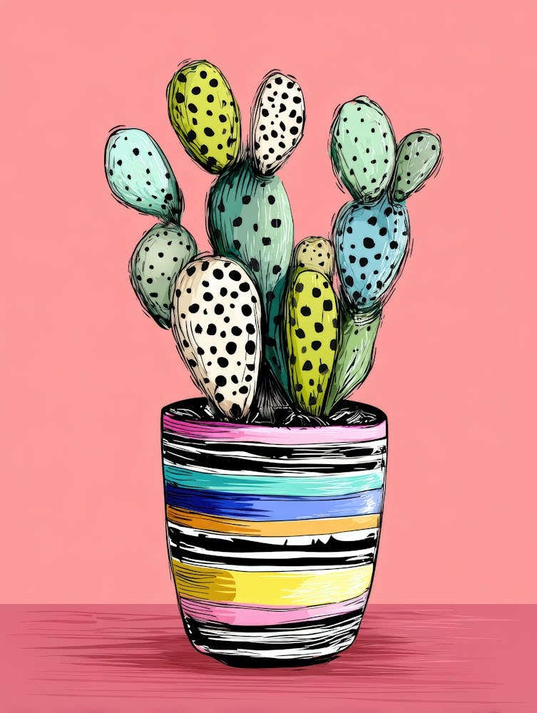 Cactus In A Pot 6