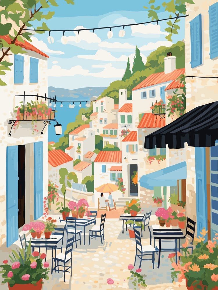 Hvar Croatia 1 Illustration