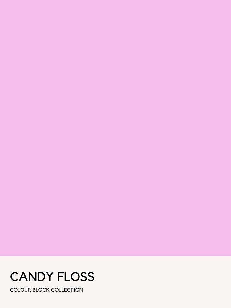 Candyfloss Colour Block Poster