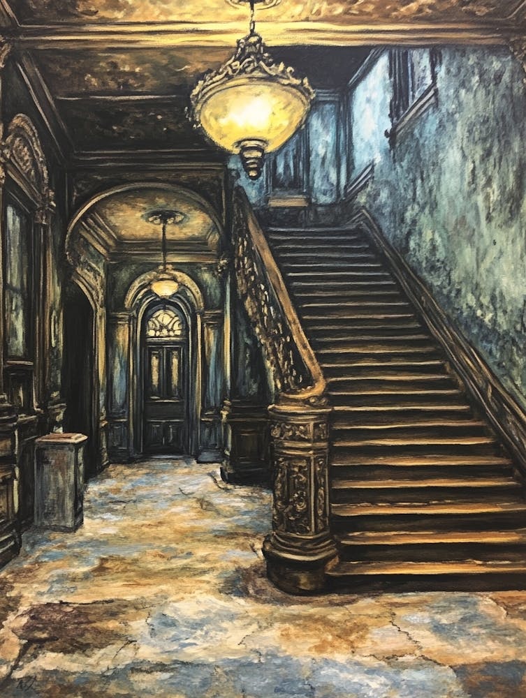 Haunted House Art