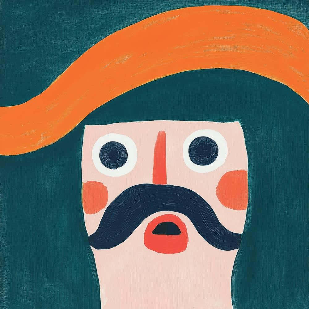 Pirate With Mustache