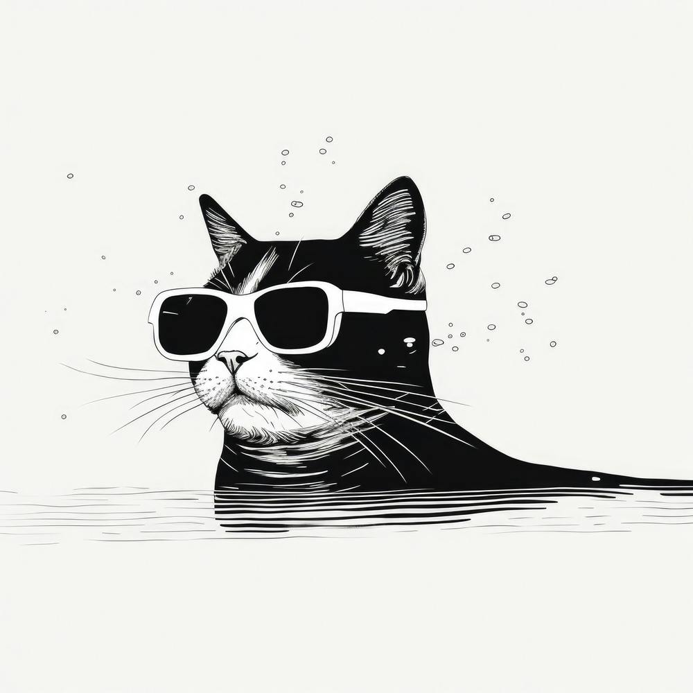 Cat In Sunglasses 2