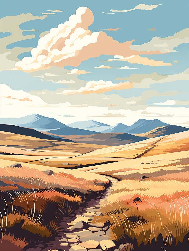 The East Highland Way Scotland 1 Hiking Trail Landscape