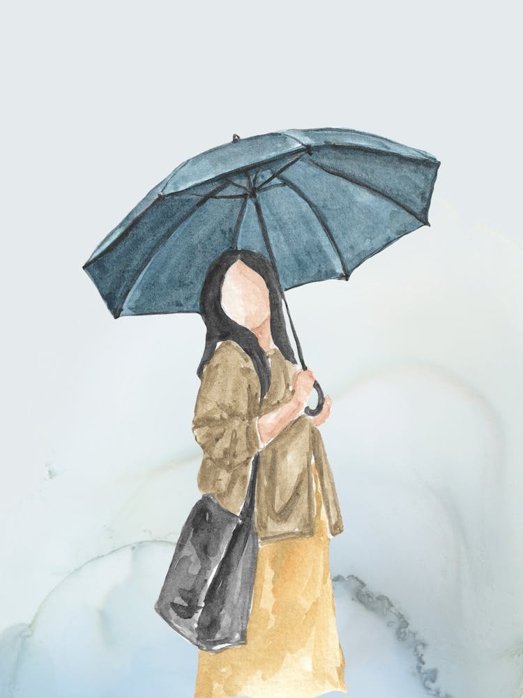 Woman With Umbrella