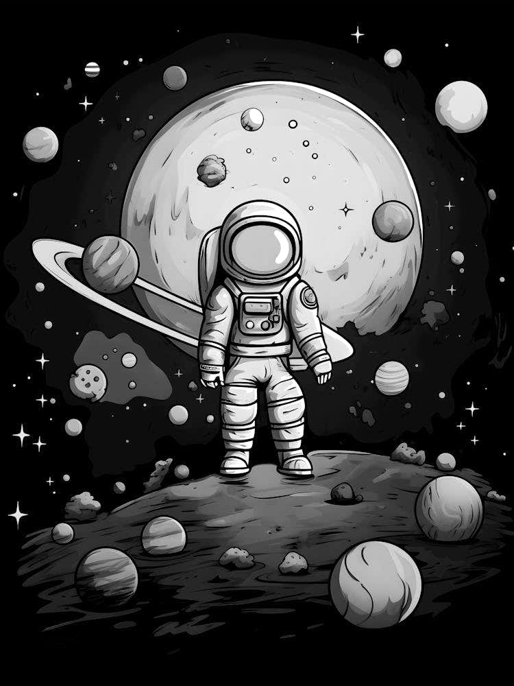 Astronaut In Space 8