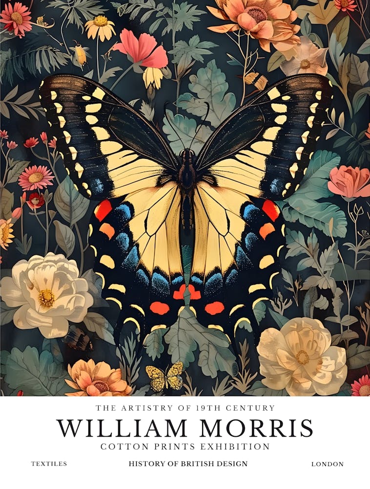William Morris - butterfly 3