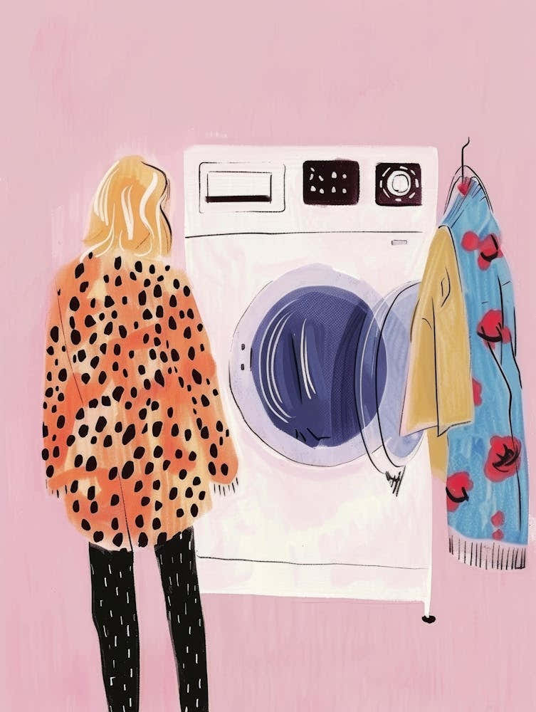 Woman In A Leopard Coat