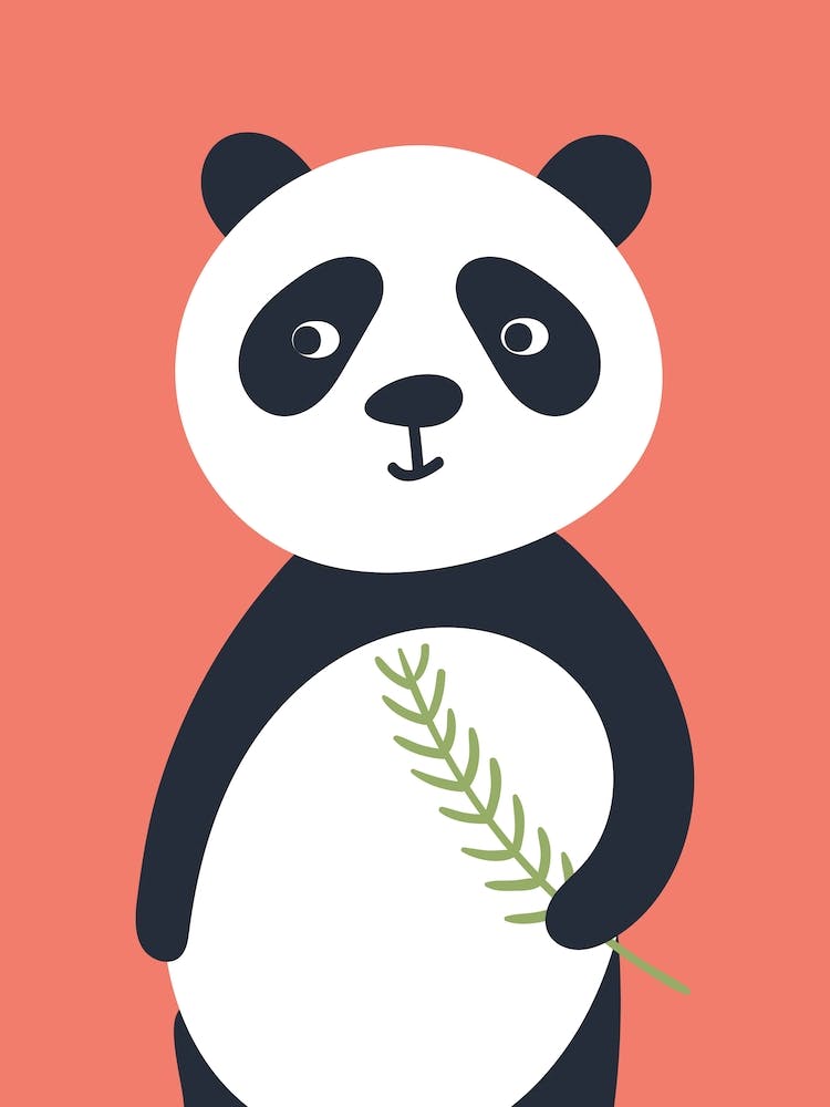 Panda Neutral Red Kids