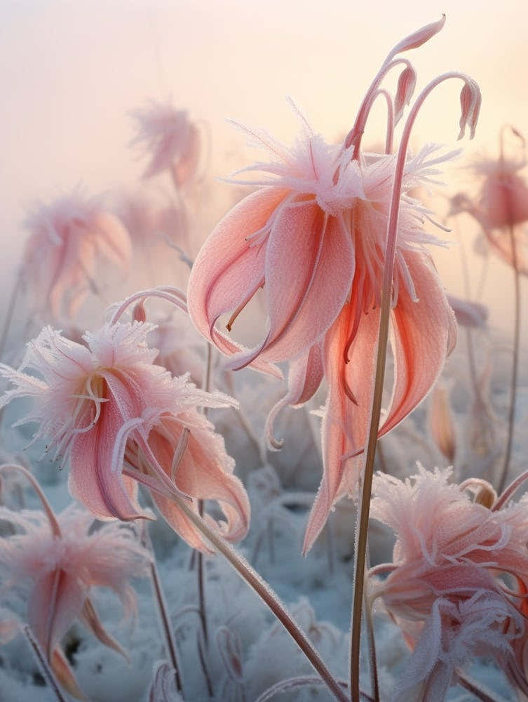 Frosty Botanical Gloriosa Lily 1