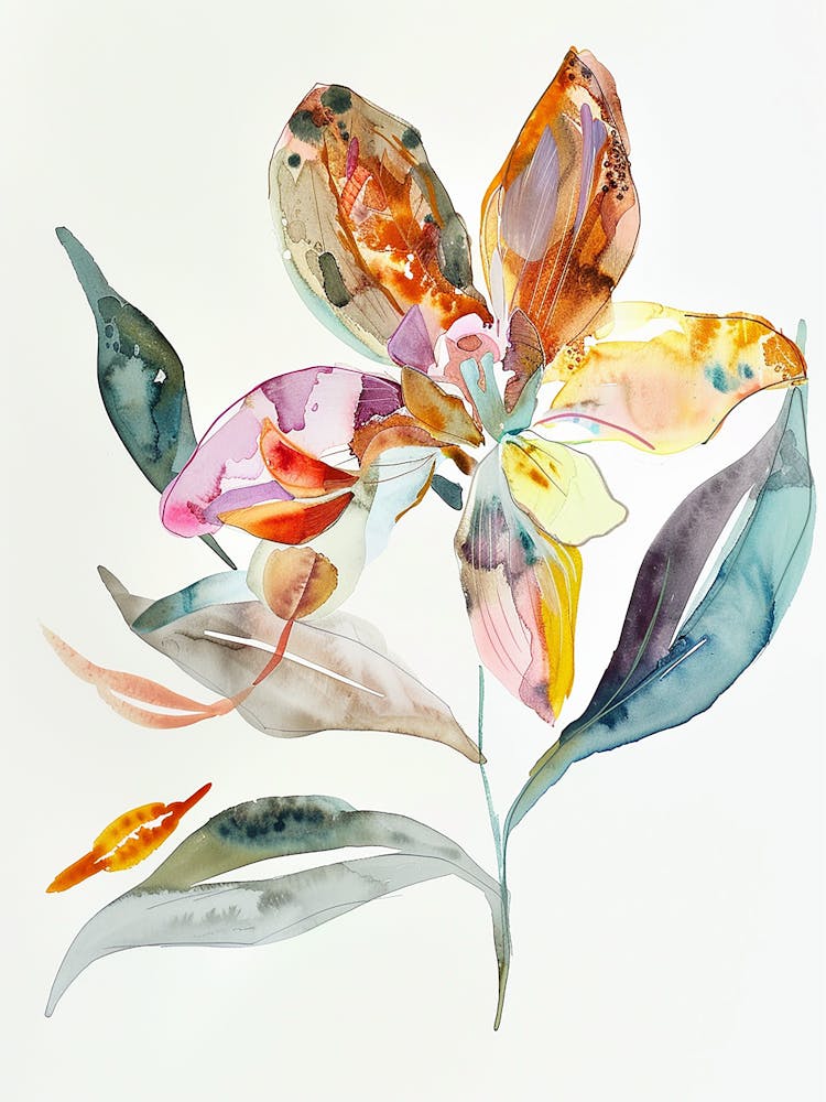 Colourful Lily - city wall art, colorful wall art, home decor, minimal art, modern wall art, wall art, wall decoration, wall print colourful wall art, decor wall art, digital art, digital art download, interior wall art, downloadable art, eclectic wall, f
