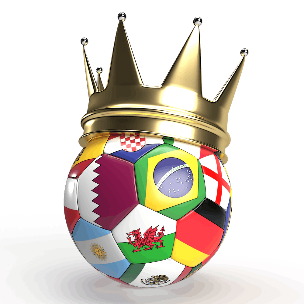 Soccer Ball With A Crown