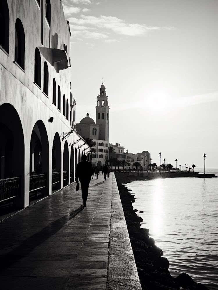 Sitges, Spain, Black And White Analogue Photography 3