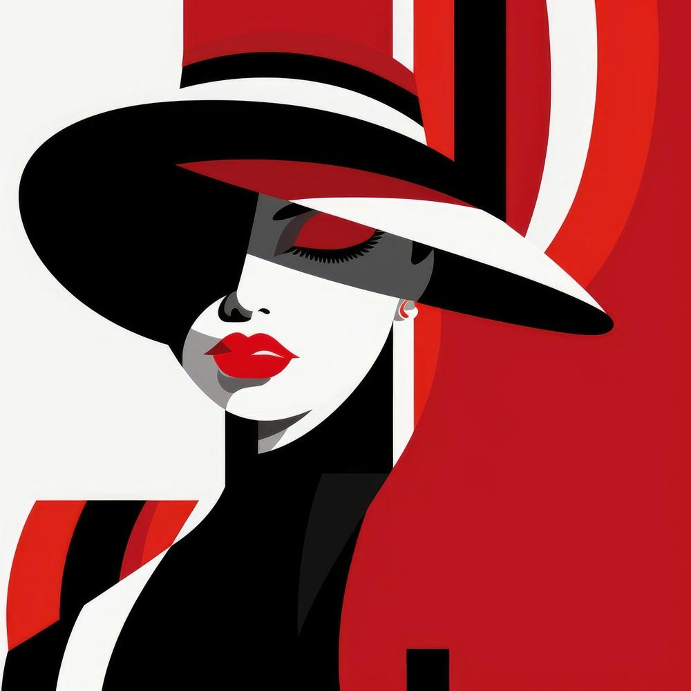 Lady In A Hat 1