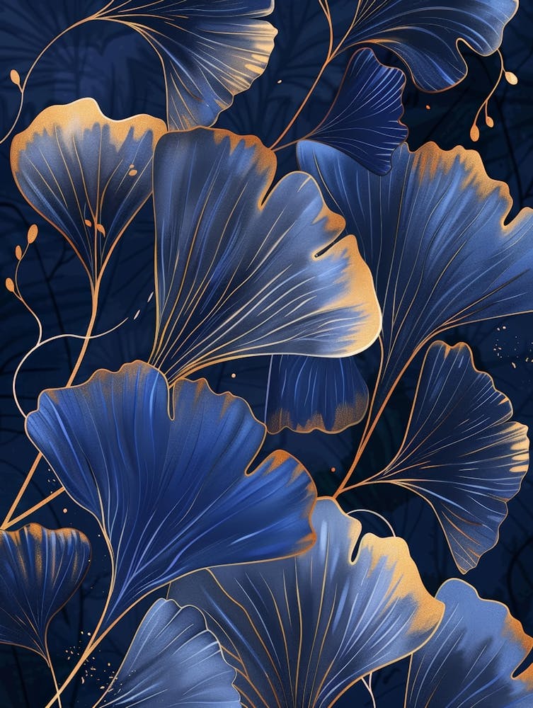 Ginko Leaves Wallpaper