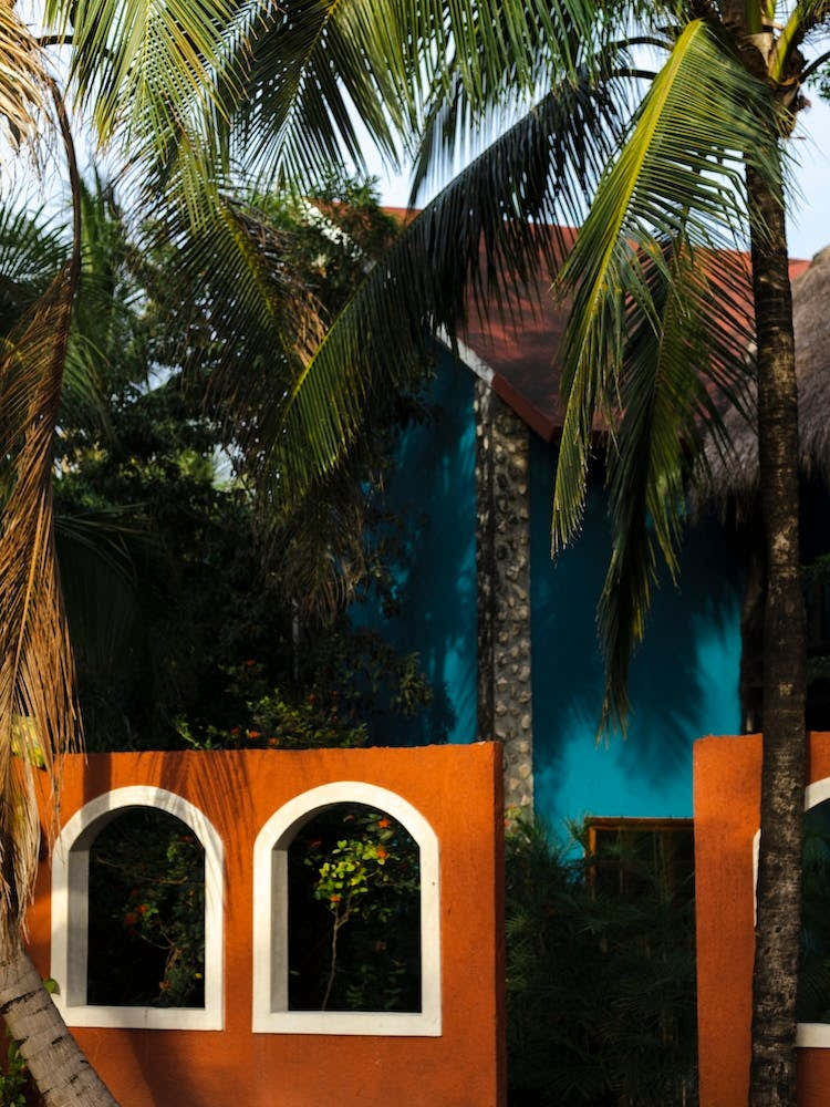 Orange And Blue House