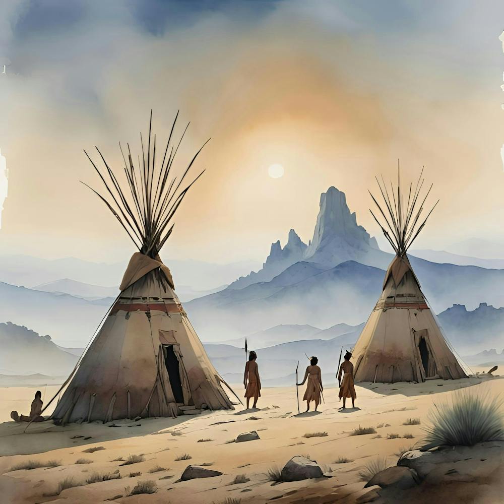 Native American Teepees