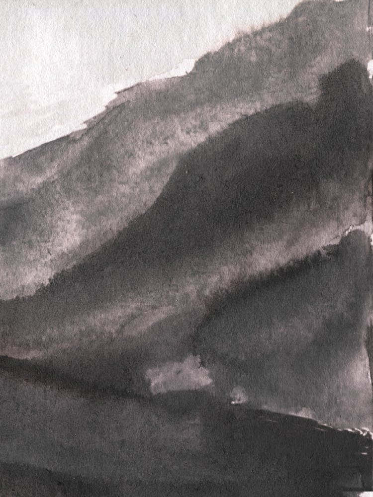 Black And White Landscape