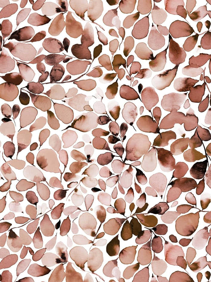 Leaffy Eucalyptus Terracotta