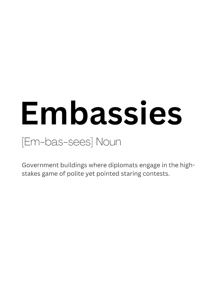Embassies Definition Meaning 1