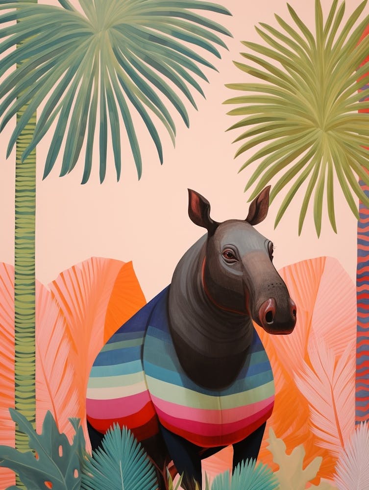 Tapir Tropical Animal Portrait
