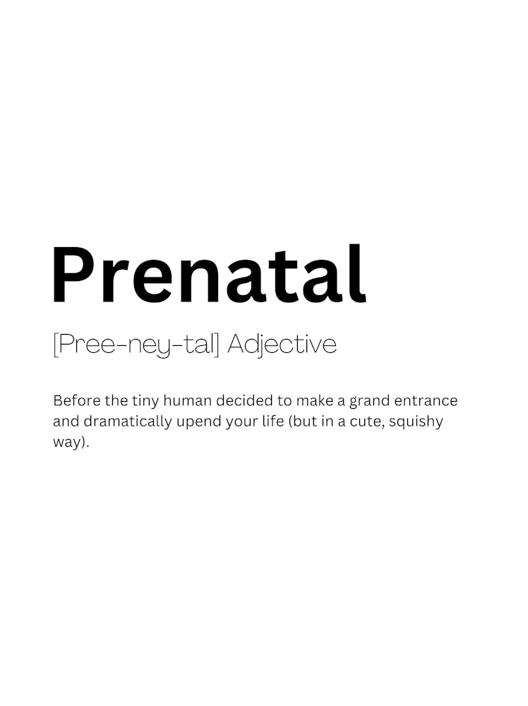 Prenatal Definition Meaning