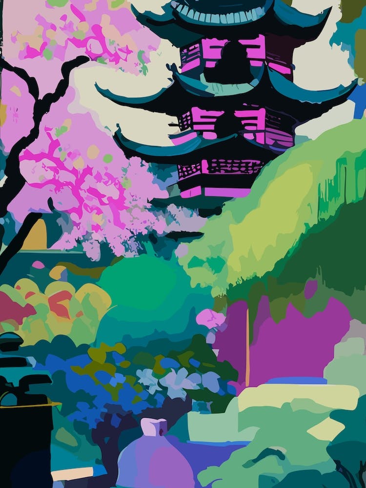 Yuyuan Garden, 1, China Abstract Still Life