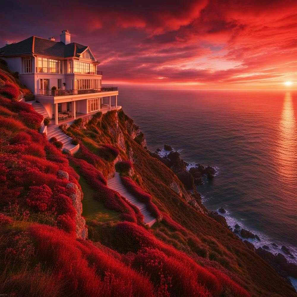 House On A Clifftop
