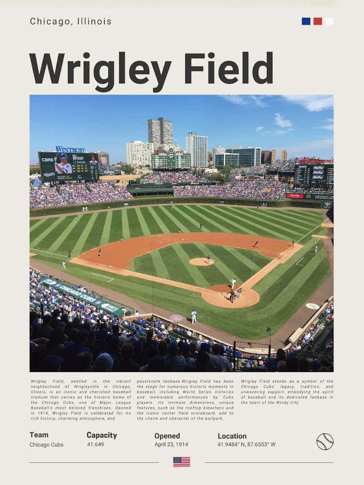 Baseball - Chicaco Cubs - Wrigley Field 1