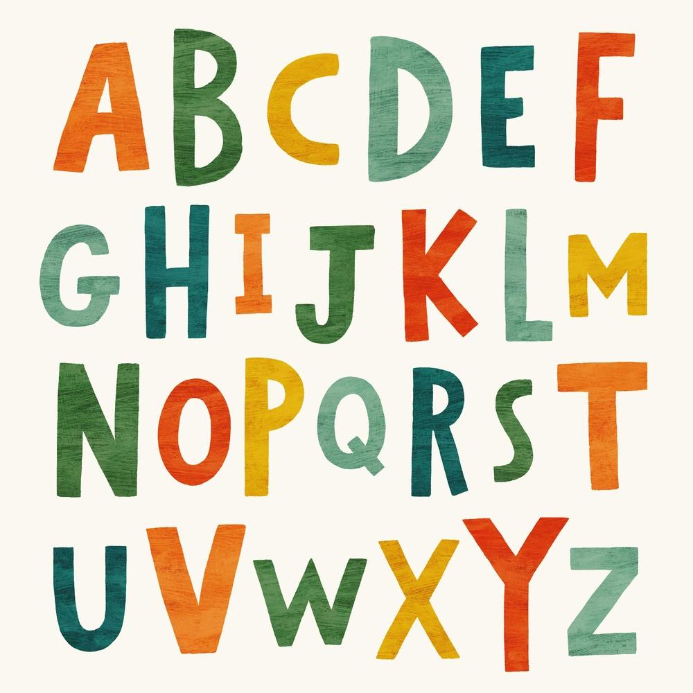 Alphabet Bright Square
