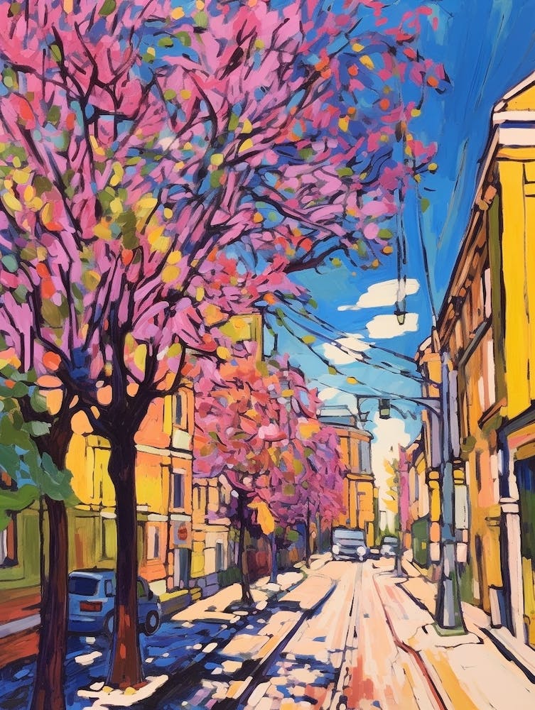 Trieste Italy 3 Fauvist Painting