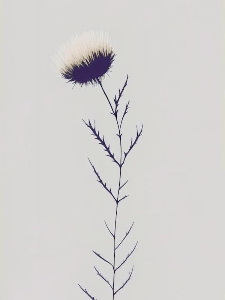 Thistle Wildflower Simplicity