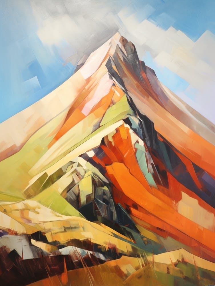 Cadair Idris Wales 1 Mountain Painting