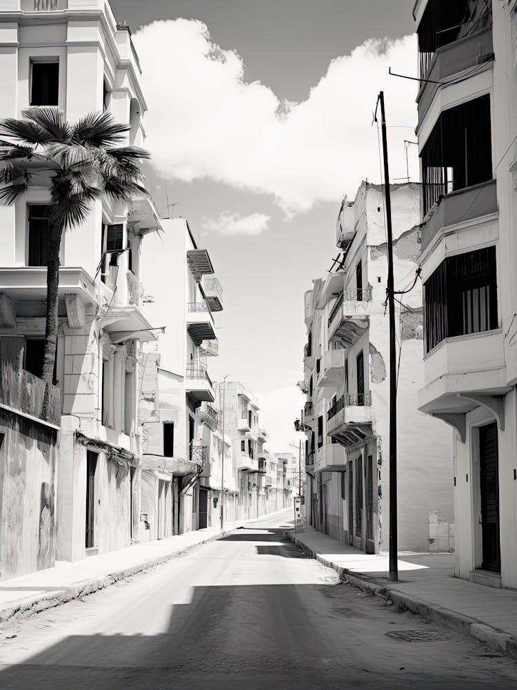 Cartagena, Spain, Black And White Photography 3