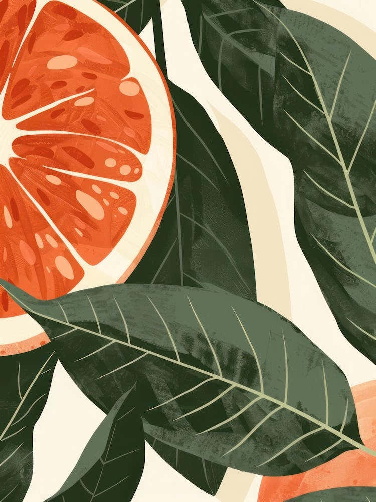 Guava Close Up Illustration 4