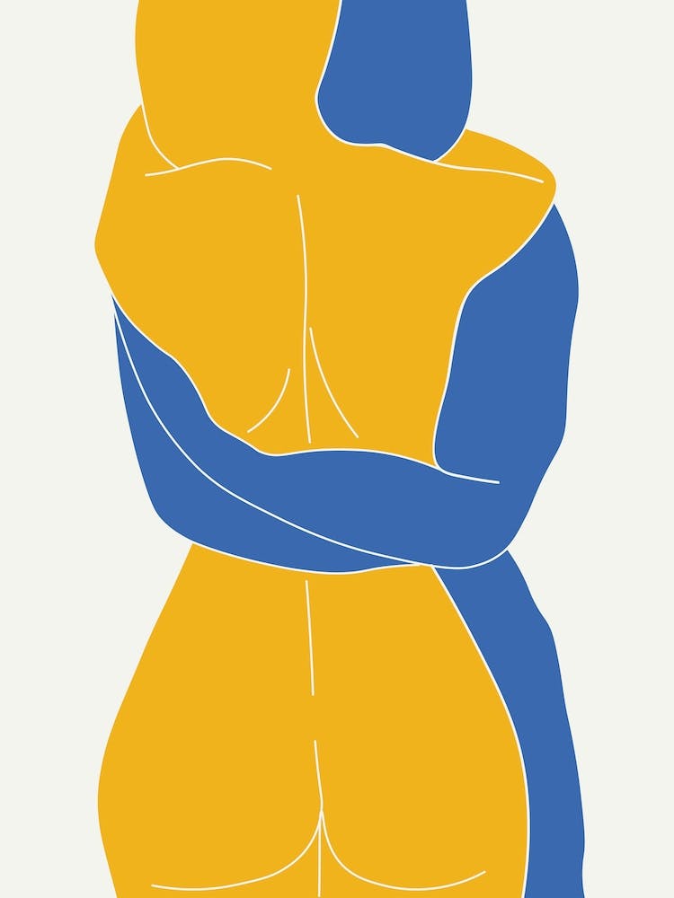 Hugging Couple