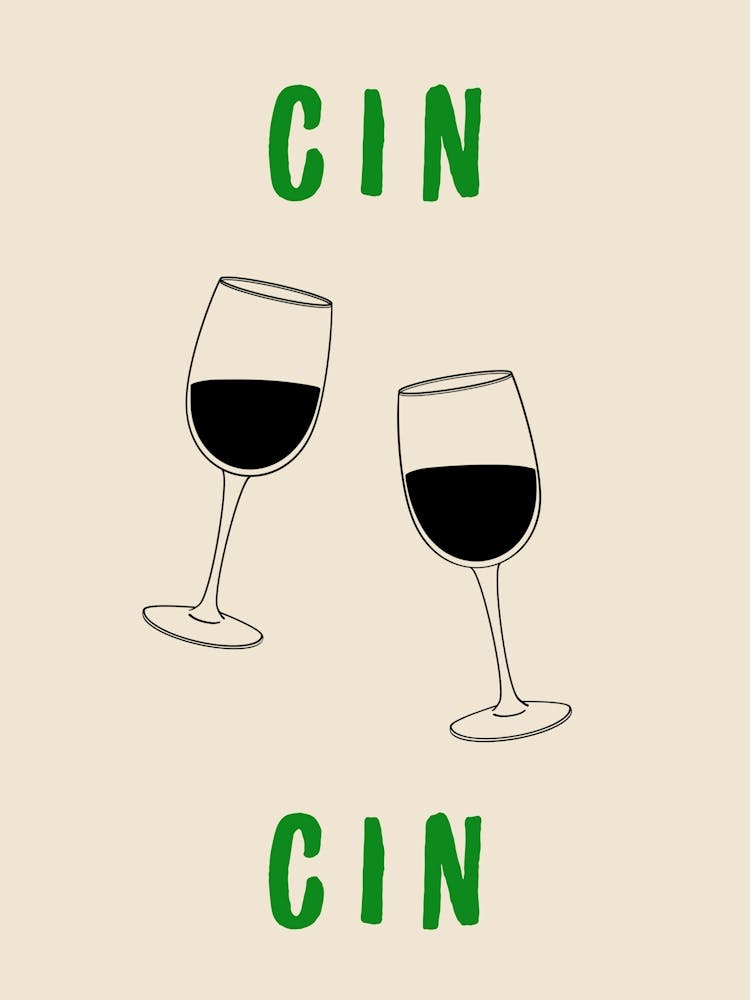 Cin Cin Green Poster