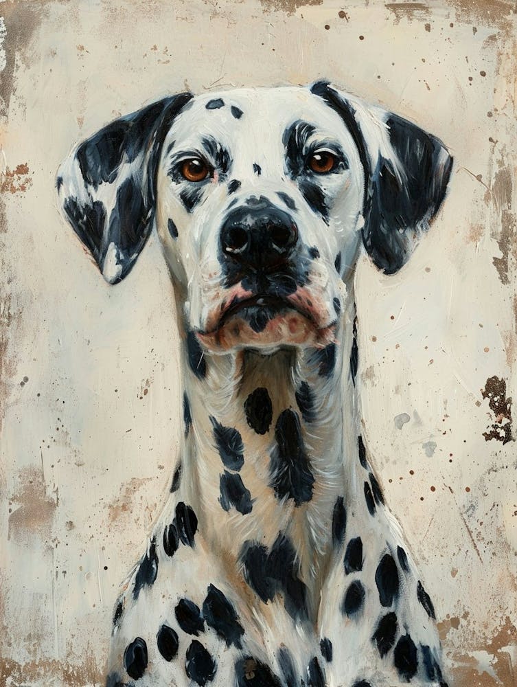 Dalmatian Acrylic Painting 2