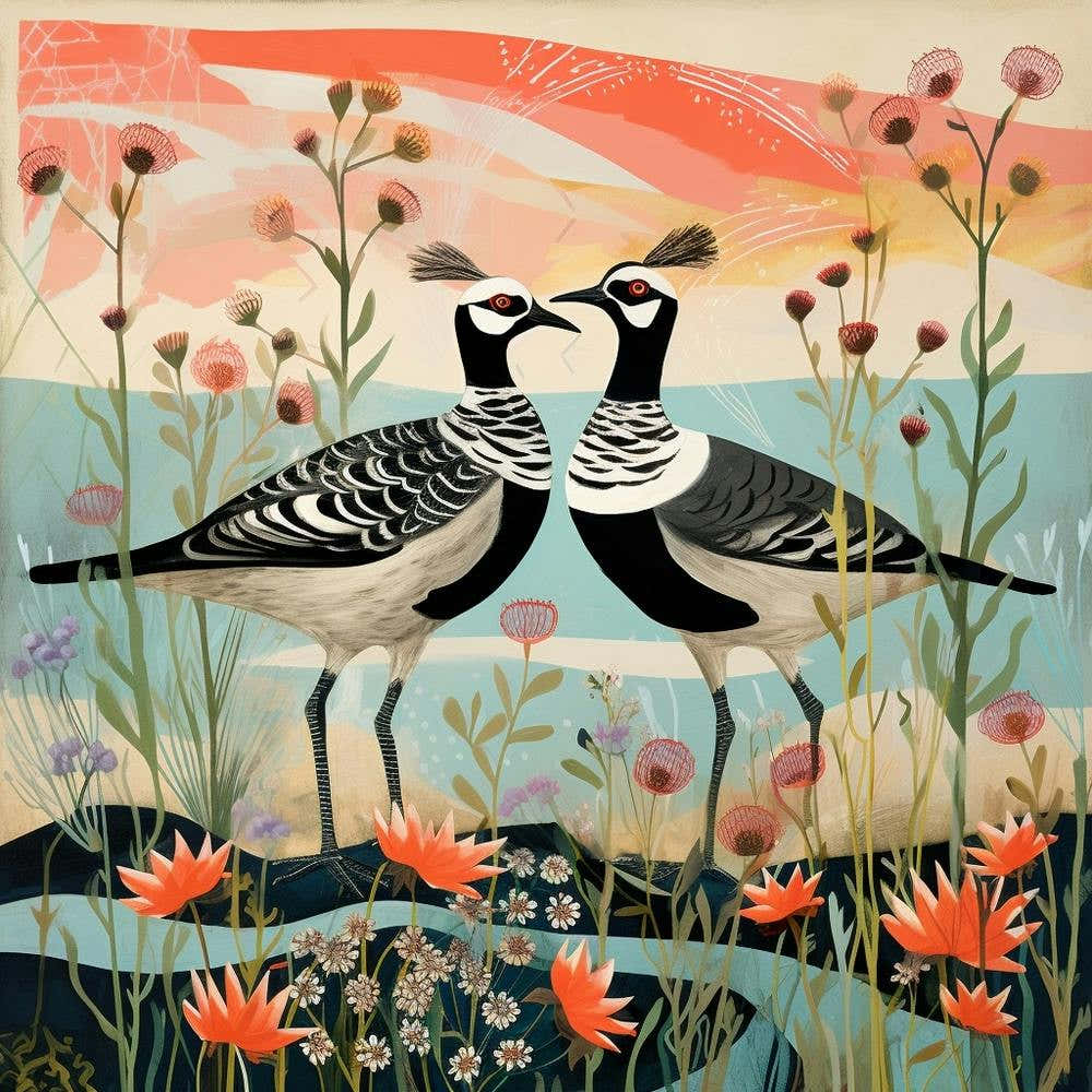 Bird In Nature Lapwing 4