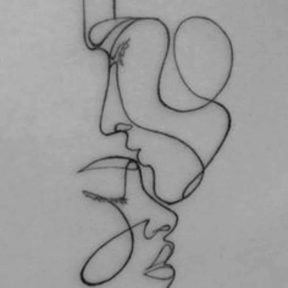 Line Drawing Of A Woman