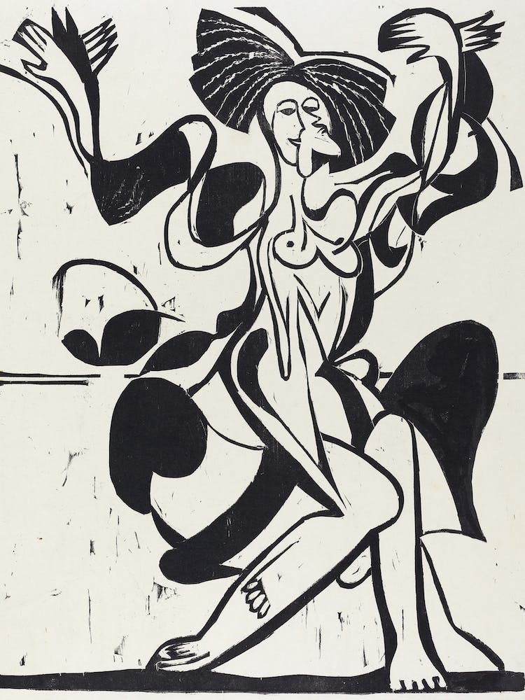 Mary Wigmans Dance, Ernst Ludwig Kirchner