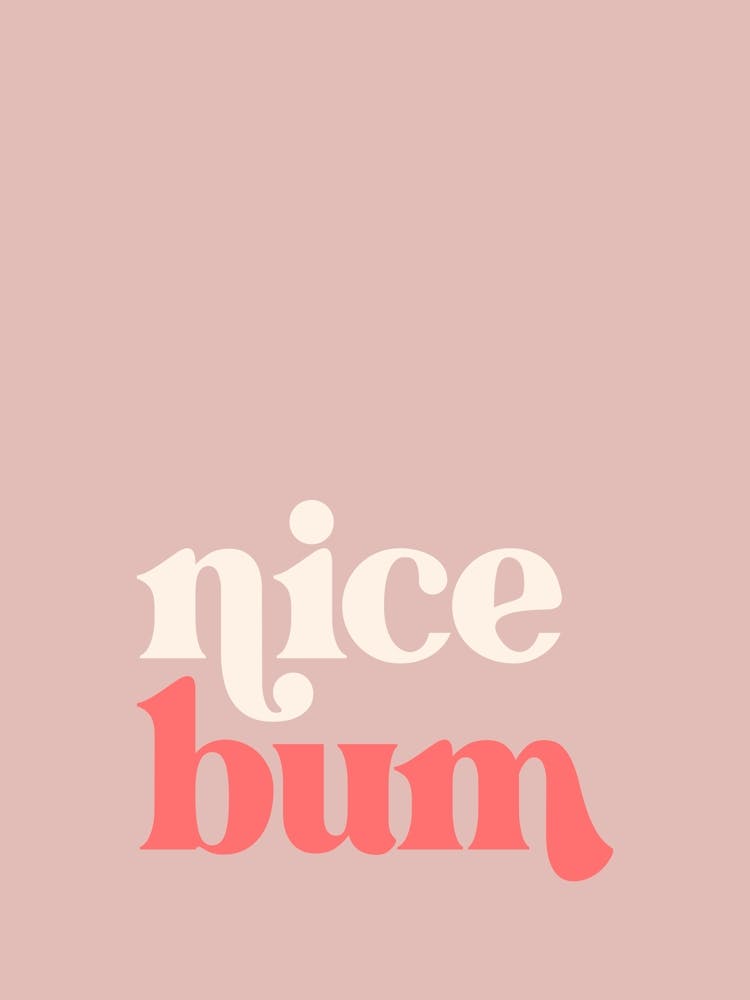 Nice Bum - Pink Bathroom