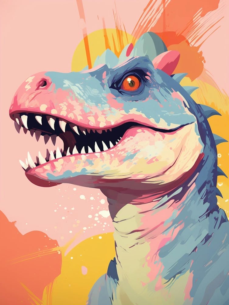 Colourful Dinosaur Eoraptor 3