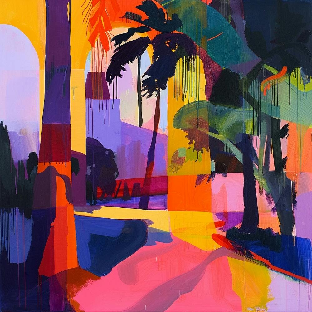 Abstract Park Collection Balboa Park San Diego 2