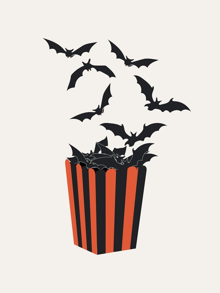 Bats Halloween Poster