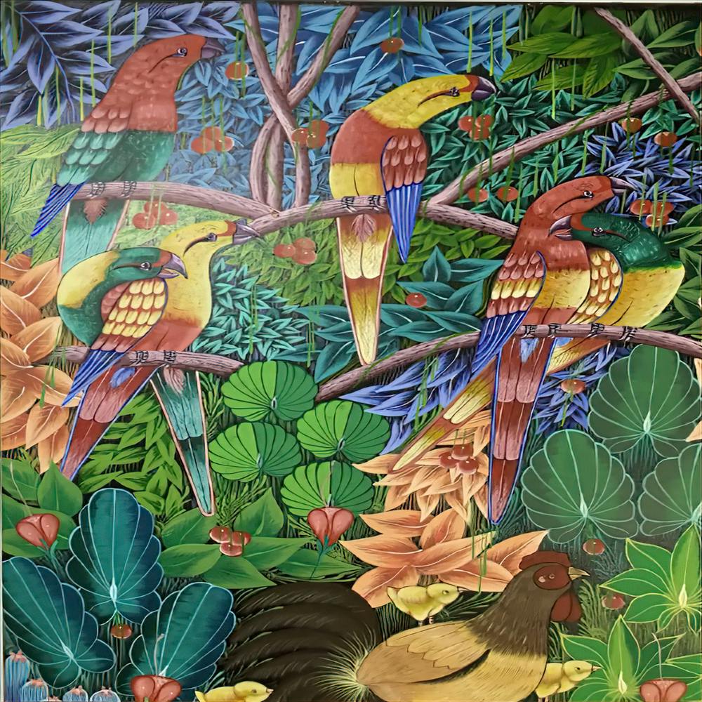 Parrots In The Jungle