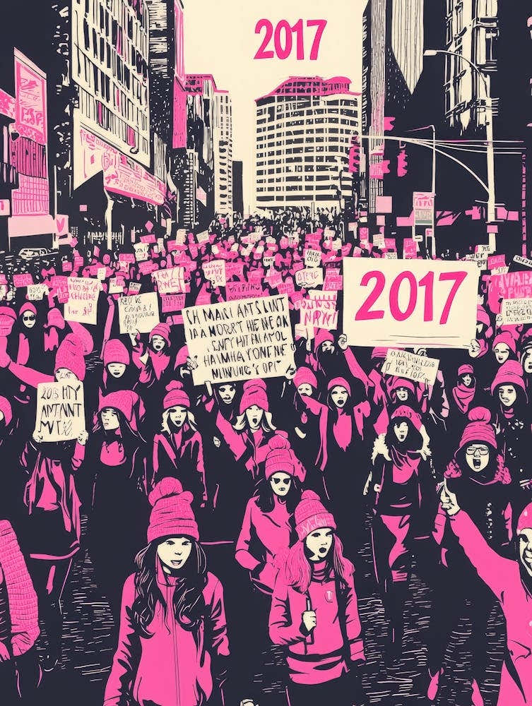 Aihrgdesign A Powerful Activist Poster Depicting The 2017 Wom 7ccbd0c8 Ca35 4b7c 9654 8deca2da59b4 0