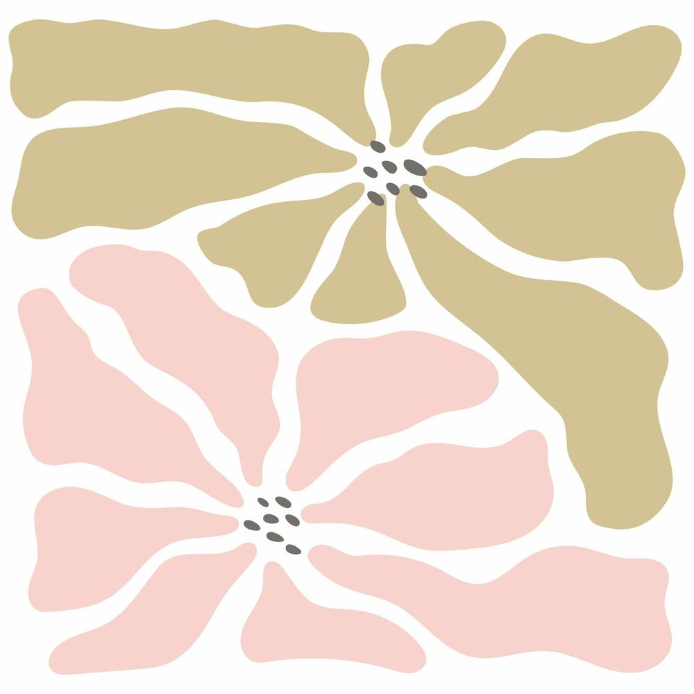 Pink And Beige Flowers