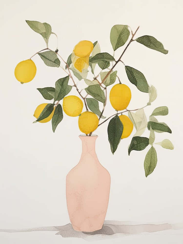 Lemons In A Vase